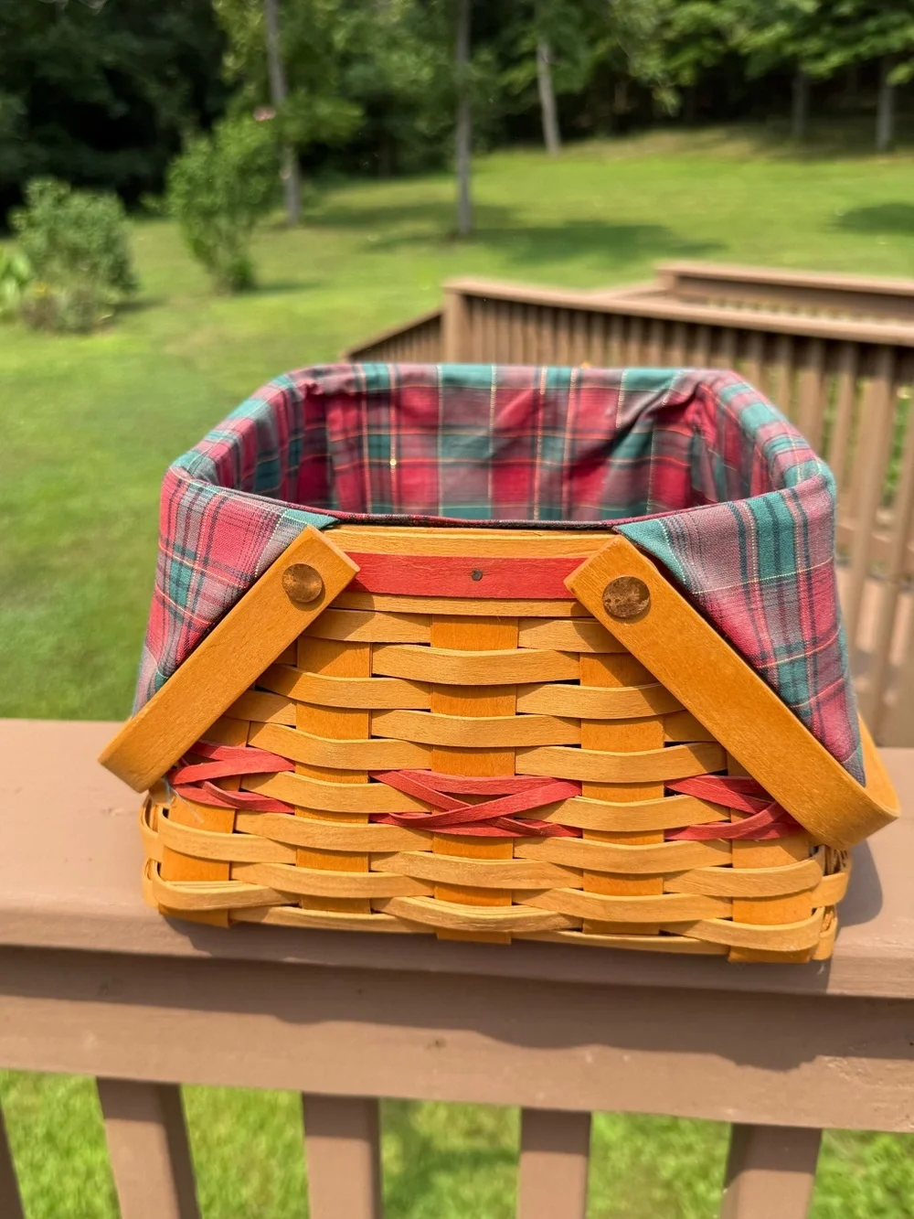 Longaberger woven basket